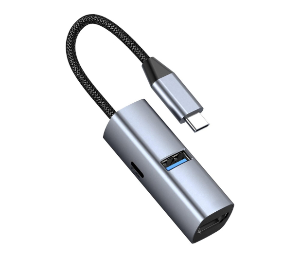 Mobile Origin 3in1 CompactHub HB1 - USB-A, USB-C, HDMI, USB-C Cable - 1537888 - zdjęcie